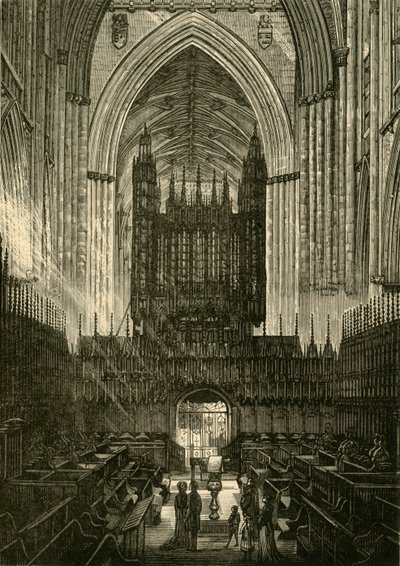 Coro de York Minster, 1898. de Unbekannt