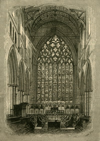 Coro da catedral, 1898. de Unbekannt