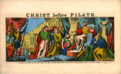 Cristo antes de Pilatos. de Unbekannt
