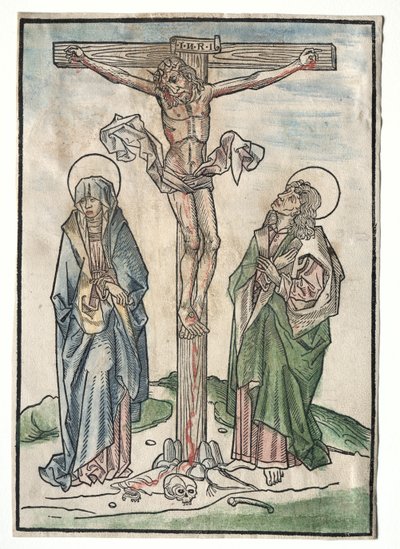 Cristo na cruz, anos 1400. de Unbekannt