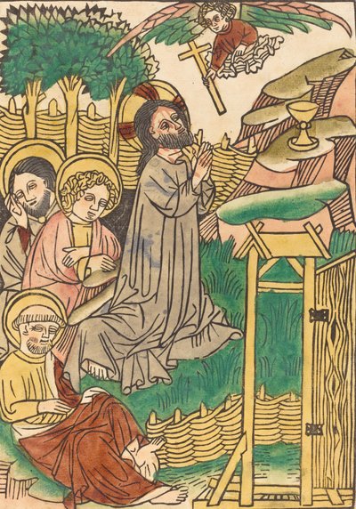 Cristo no Monte das Oliveiras, c. 14501460. de Unbekannt