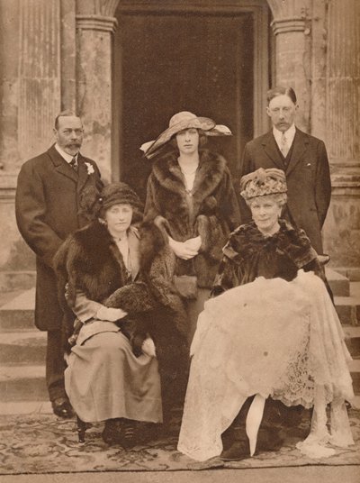 Batizado do primeiro filho de Maria, Princesa Real, Goldsborough, Yorkshire, 1923 1935 de Unbekannt