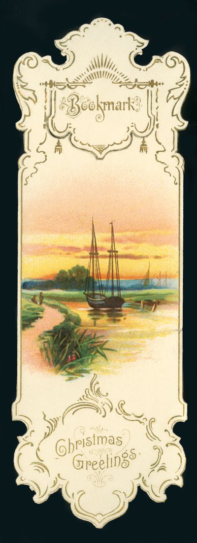Saudações de Natal - Marcador, c1900. de Unbekannt