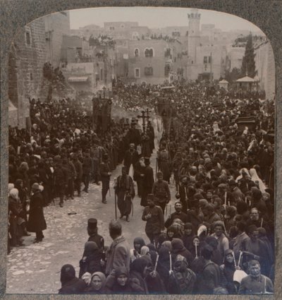 Procissão de Natal em Belém, c1900 de Unbekannt