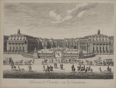 Palácio de Versalhes em 1682, 1682. de Unbekannt