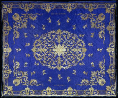 Dossel de casamento de Chuppah, 1867-1868 de Unbekannt