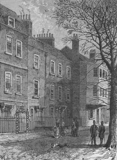 Fileira da igreja, Hampstead, 1890 de Unbekannt