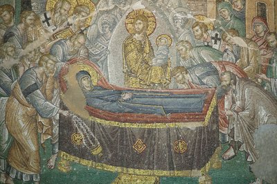 Igreja de São Salvador de Chora. A Dormição da Virgem de Istambul Turquie de Unbekannt