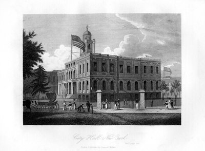 Prefeitura, Nova York, 1855 de Unbekannt