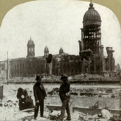Prefeitura de McAllister St. olhando nordeste, 1906. de Unbekannt