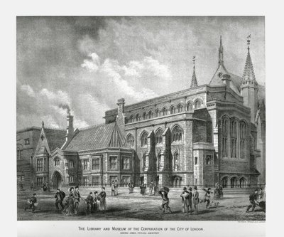 Biblioteca e Museu da Cidade de Londres, 1886 de Unbekannt