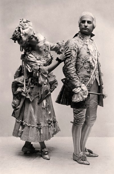 Clara Dow e Henry Lytton em Iolanthe, 1907 de Unbekannt