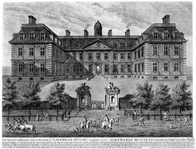 Clarendon House, Piccadilly, século XVII, 1908 de Unbekannt