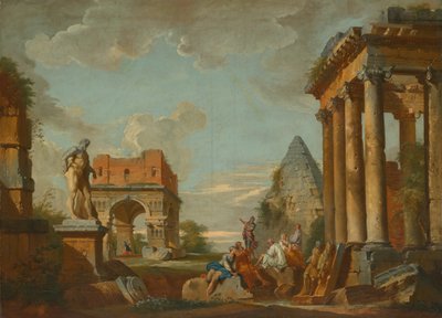 Paisagem Clássica, c.1750. de Unbekannt