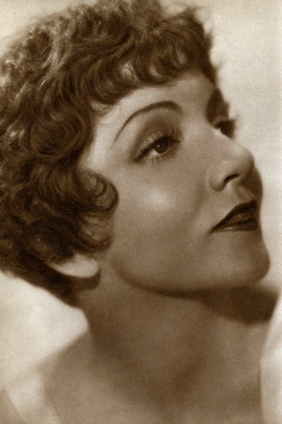 Claudette Colbert, atriz franco-americana, 1933 de Unbekannt