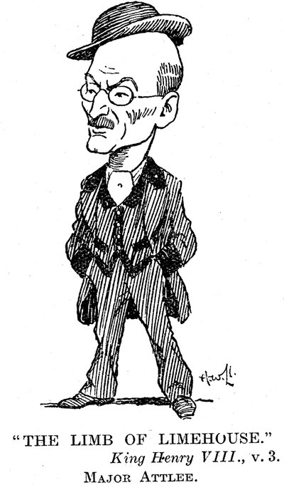 Clement Atlee 1883-1967 Estadista britânico do trabalho, 1932 de Unbekannt