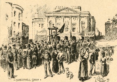 Clerkenwell Green, Londres, c1890. de Unbekannt