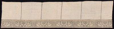 Pano com Borda de Pavões e Vegetação, séculos XVII-XVIII. de Unbekannt