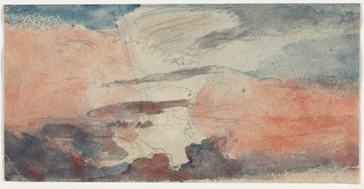 Cloud Study, de 1800. de Unbekannt