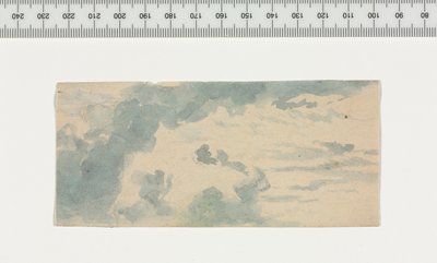 Cloud Study, de 1800. de Unbekannt