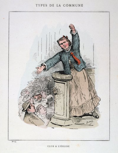 Club a lise, Paris Commune, 1871. de Unbekannt