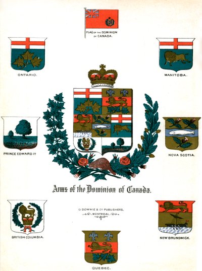 Brasões e bandeiras do Canadá de Unbekannt