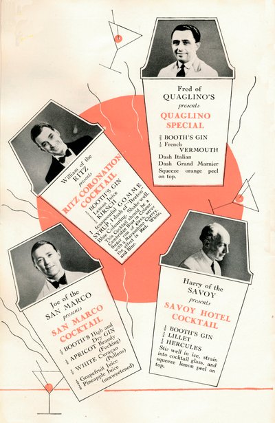 Receitas de coquetéis, c1935 1935. de Unbekannt