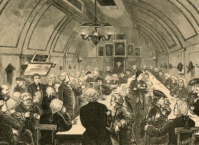 Cogers Hall, de uma gravura antiga, 1897. de Unbekannt