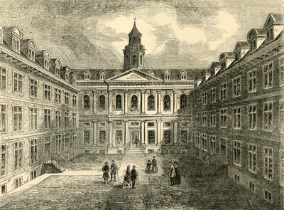 Faculdade de Médicos, Warwick Lane. Interior do quadrilátero, c1872. de Unbekannt