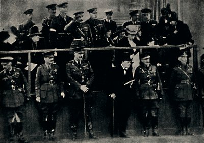 Tropas coloniais marcham por Londres, 1919, 1945. de Unbekannt