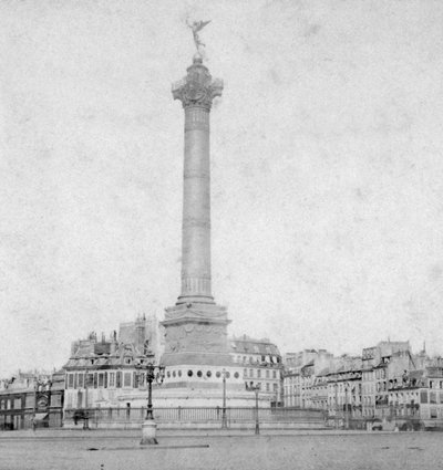Colonne de Juillet, Praça da Bastilha, Paris, França, final do século XIX ou início do século XX de Unbekannt
