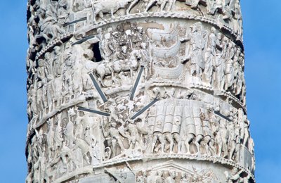 Coluna de Marco Aurélio, detalhe, Piazza Colonna, Roma de Unbekannt