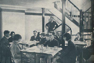 Conforto para passageiros e cabine de um maravilhoso controle central, c1935 de Unbekannt