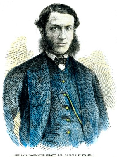 Comandante Wilmot, do HMS Euryalus, 1863 de Unbekannt