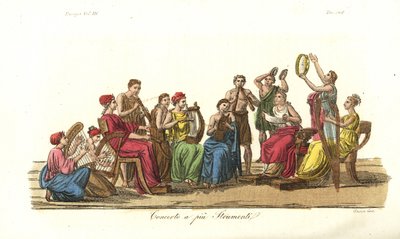 Concerto com muitos instrumentos, Grécia antiga de Unbekannt