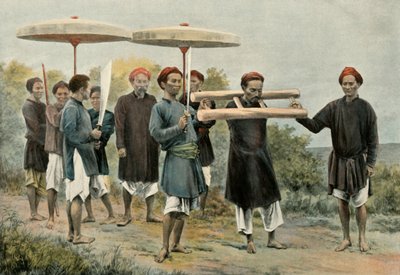 Condena Condena Caminhada ao delito, A condenada Caminhada no castigo, 1900. de Unbekannt