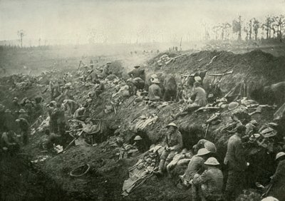 Consolidando uma posição capturada, 1919. de Unbekannt