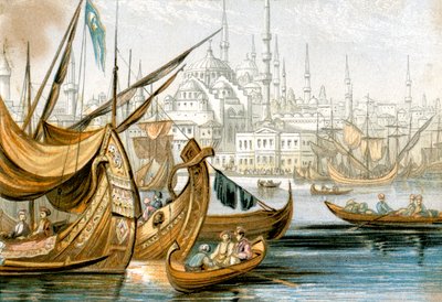 Constantinopla, Turquia, século XIX de Unbekannt