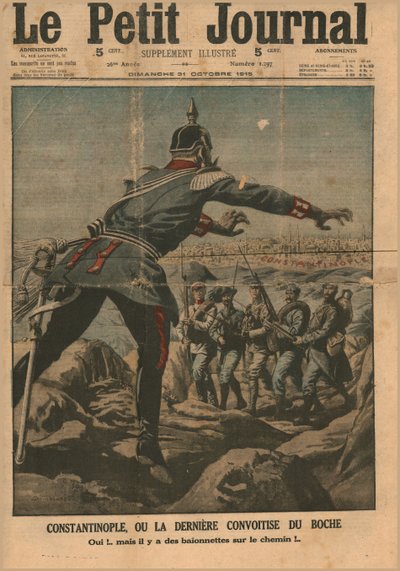 Constantinopla, ou a ganância final dos hunos, 1915. de Unbekannt