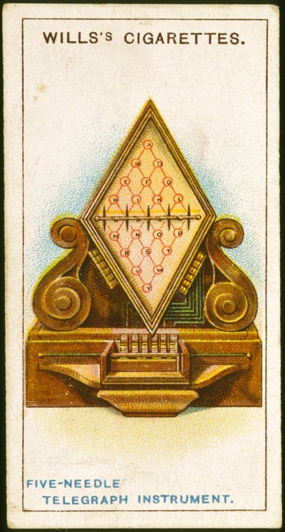 Telégrafo de 5 agulhas de Cook e Wheatstones, 1837 1915 de Unbekannt