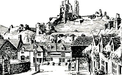 Corfe Village, 1929 de Unbekannt