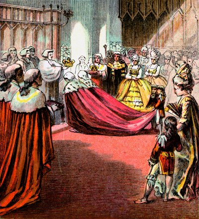 Coroação de George III, 1761, c1850s de Unbekannt