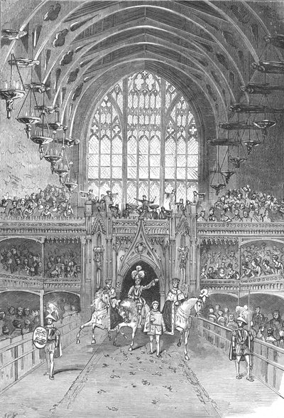 Coroação de George IV em Westminster Hall, 1897. de Unbekannt
