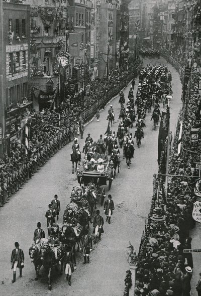 Coroação do rei George V e rainha Mary, Londres, 1911. de Unbekannt
