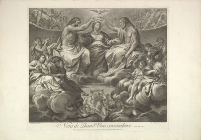 Coroação da Virgem, 1741. de Unbekannt