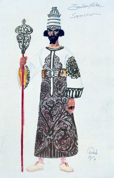 Figurino para Sarastro, 1913 de Unbekannt