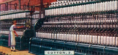 Algodão, 3. - Spinning Machine, Lancashire, 1928 de Unbekannt