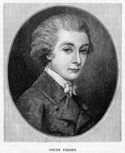 Conde Fersen, século c19 de Unbekannt