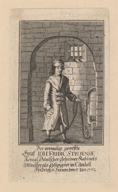 Conde Johann Friedrich Struensee 1737-1772, 1772. de Unbekannt
