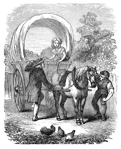 Carrinha transportadora com capuz, c1882 de Unbekannt